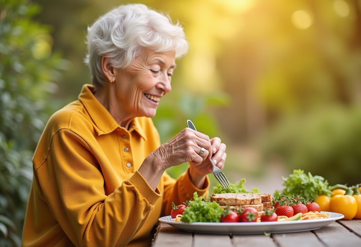 Літній обід з сезонних овочів та зелені